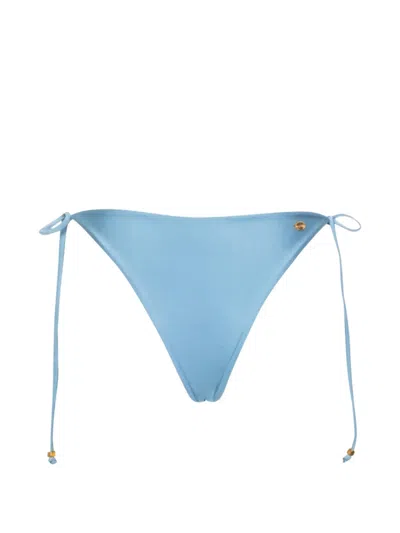Baobab Nala Self-tie Bikini Bottom In Blue