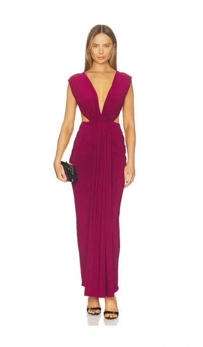Baobab Nia Maxi Dress In Purple
