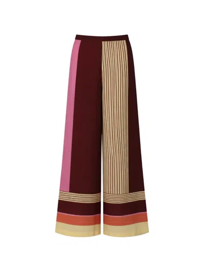Baobab Noa Striped Straight-leg Trousers In Multi