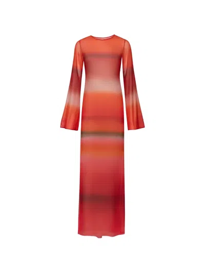Baobab Nora Bell-sleeve Cover Up In Multi