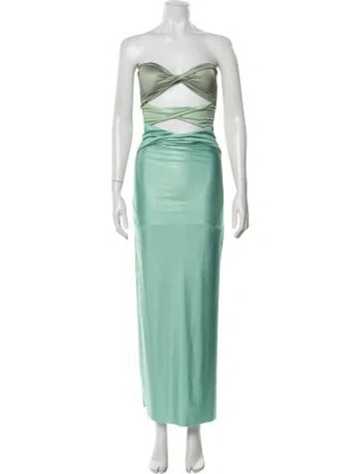 Pre-owned Baobab Nylon Long Dress In Green