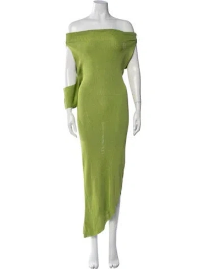 Pre-owned Baobab Nylon Long Dress In Green