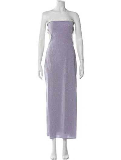 Pre-owned Baobab Nylon Long Dress In Purple