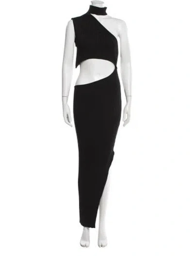 Pre-owned Baobab Nylon Long Dress W/ Tags In Black