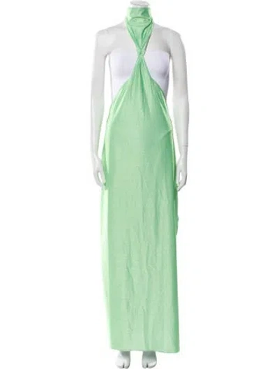 Pre-owned Baobab Nylon Long Dress W/ Tags In Green