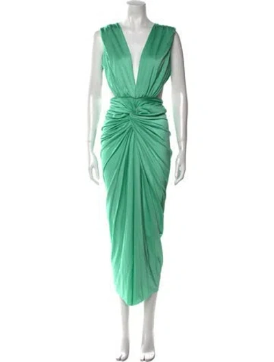 Pre-owned Baobab Nylon Long Dress W/ Tags In Green