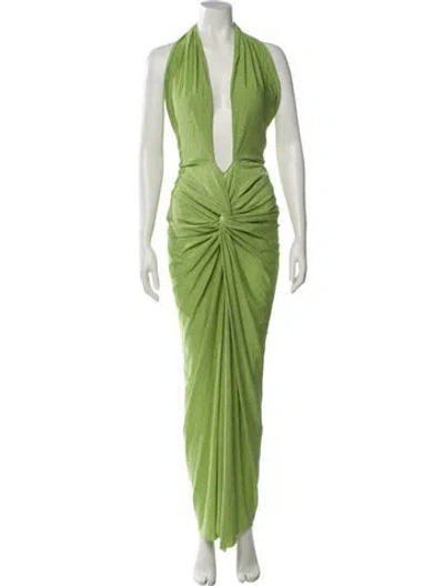 Pre-owned Baobab Nylon Long Dress W/ Tags In Green
