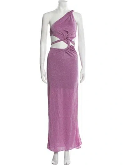 Pre-owned Baobab Nylon Long Dress W/ Tags In Purple