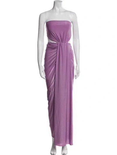 Pre-owned Baobab Nylon Long Dress W/ Tags In Purple
