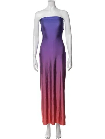 Pre-owned Baobab Nylon Long Dress W/ Tags In Purple