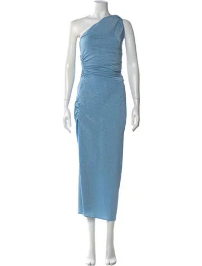 Pre-owned Baobab Nylon Midi Length Dress In Blue