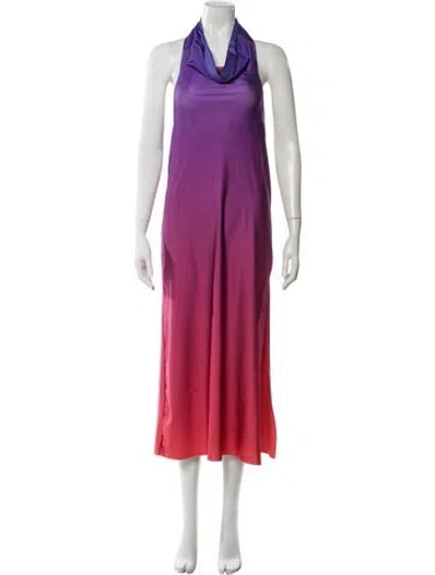 Pre-owned Baobab Nylon Midi Length Dress In Multi