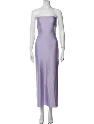 Pre-owned Baobab Nylon Midi Length Dress In Purple