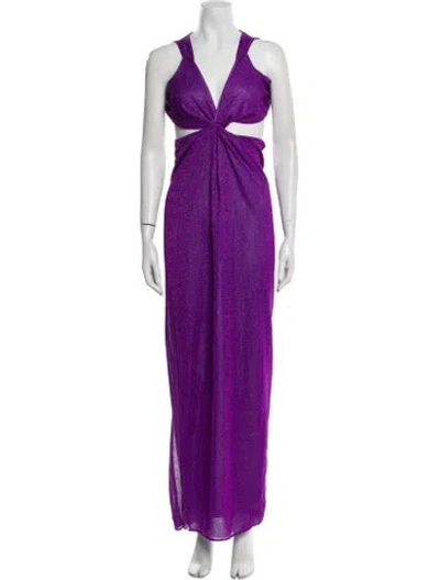 Pre-owned Baobab Nylon Midi Length Dress W/ Tags In Purple