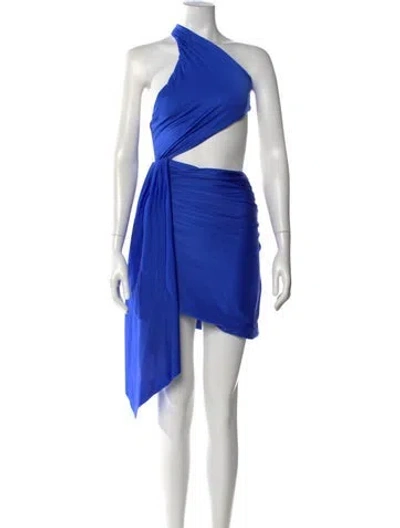 Pre-owned Baobab Nylon Mini Dress In Blue