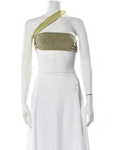 Pre-owned Baobab Nylon One-shoulder Crop Top