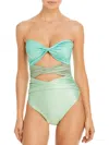 BAOBAB OLA WOMENS STRAPLESS CUT-OUT ONE-PIECE SWIMSUIT