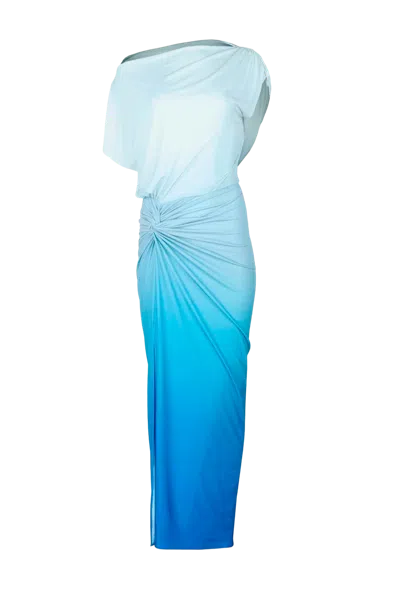 Baobab Onda Maxi Dress In Blue