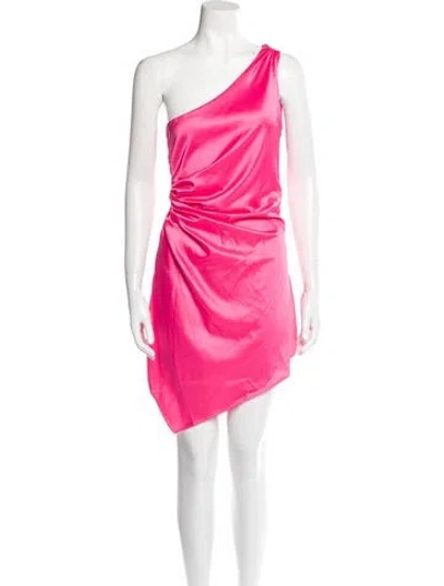 Pre-owned Baobab One-shoulder Knee-length Dress W/ Tags In Pink