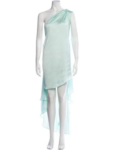 Pre-owned Baobab One-shoulder Long Dress In Green