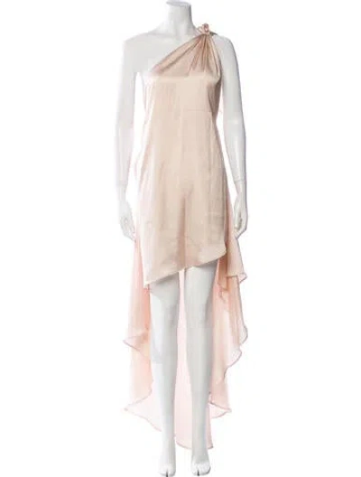 Pre-owned Baobab One-shoulder Long Dress In Neutral