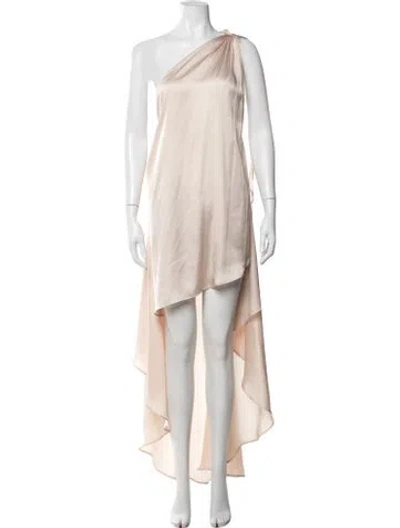 Pre-owned Baobab One-shoulder Long Dress In Neutrals