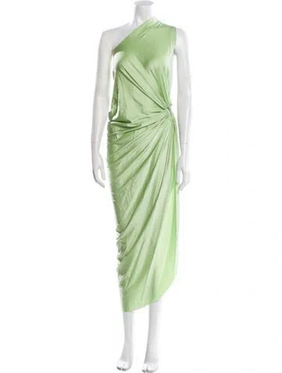 Pre-owned Baobab One-shoulder Long Dress W/ Tags In Green