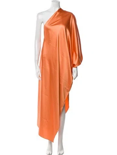 Pre-owned Baobab One-shoulder Long Dress W/ Tags In Orange