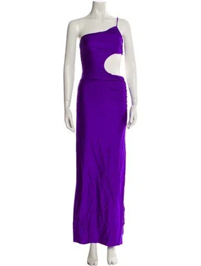 Pre-owned Baobab One-shoulder Long Dress W/ Tags In Purple