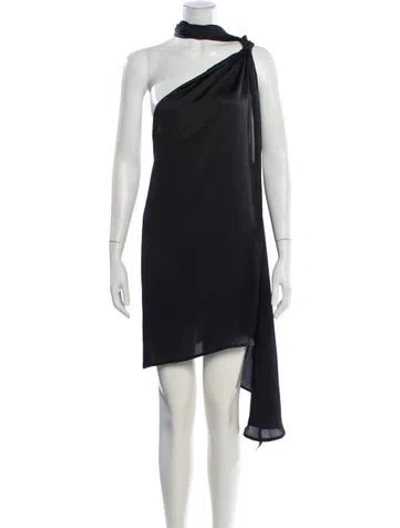Pre-owned Baobab One-shoulder Midi Length Dress In Gray