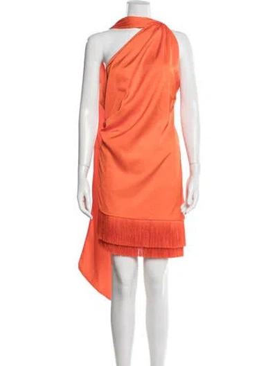 Pre-owned Baobab One-shoulder Mini Dress In Pink