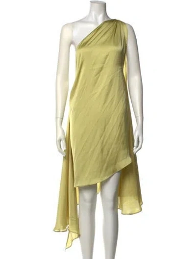 Pre-owned Baobab One-shoulder Mini Dress W/ Tags In Green