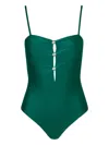 Baobab Palm Swimsuit In Green