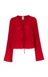 Baobab Parma Top In Fire Red