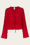 Baobab Parma Top In Fire Red