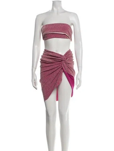 Pre-owned Baobab Patterned Glitter Accents Skirt Set