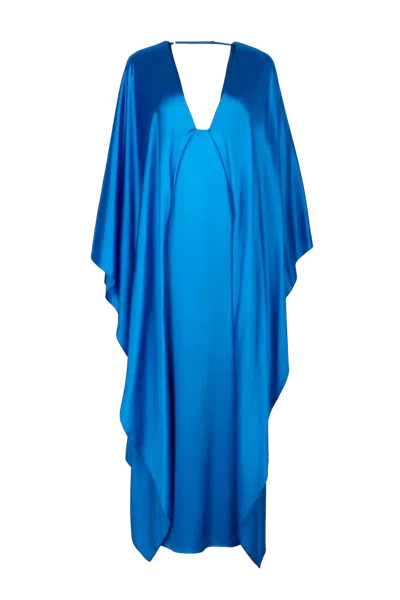 Baobab Pietro Maxi Dress In Blue