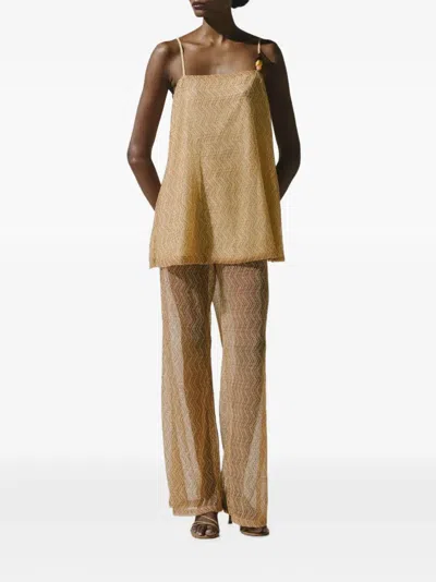 Baobab Porto Bead-embellished Blouse In Yellow