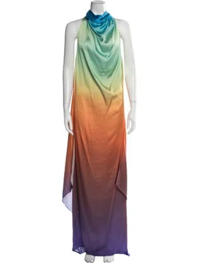 Pre-owned Baobab Printed Long Dress In Multi
