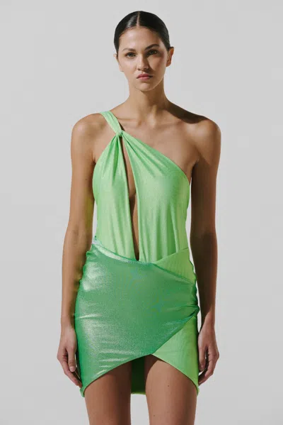 Baobab Rafaela Mini Skirt In Green