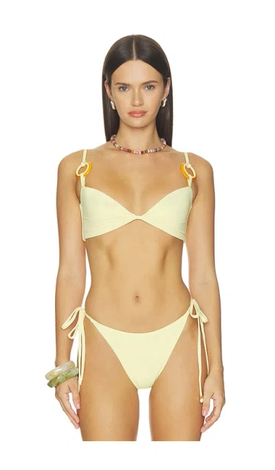 Baobab Raffaela Bikini Top In Neutral