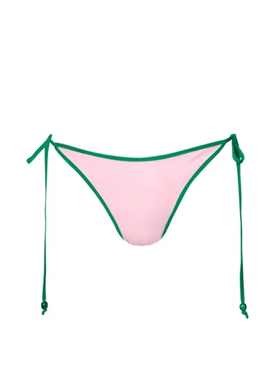 Baobab Rho Self-tie Bikini Bottoms In Green