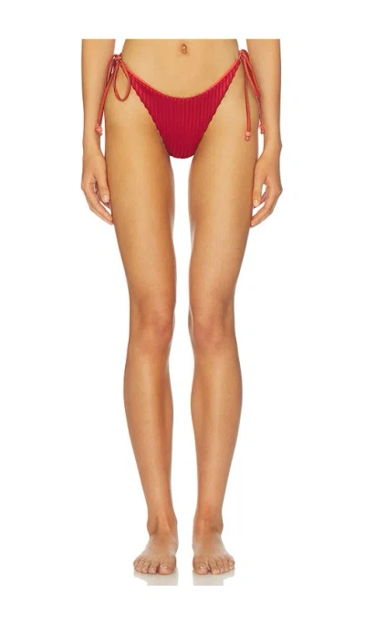 Baobab Roma Bikini Bottom In Red