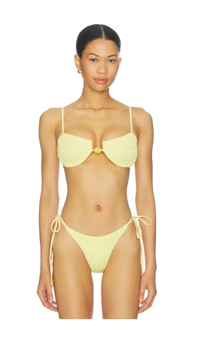 Baobab Roma Bikini Top In Gold