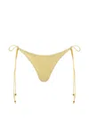 Baobab Roma Textured Bikini Bottom In Yellow