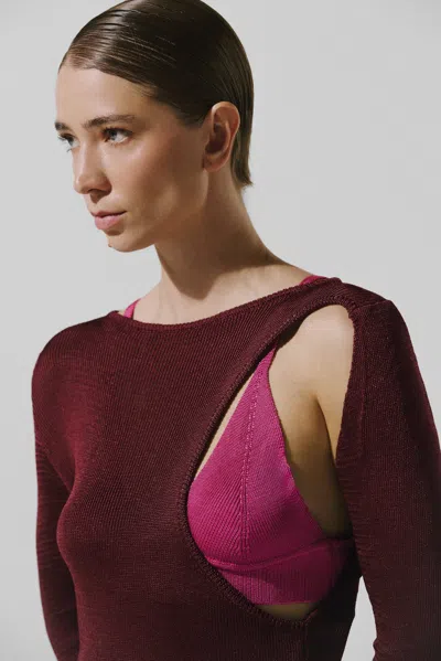 Baobab Ruby Tunic In Red