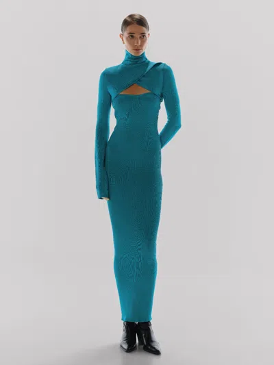 Baobab Sierra Maxi Dress In Blue