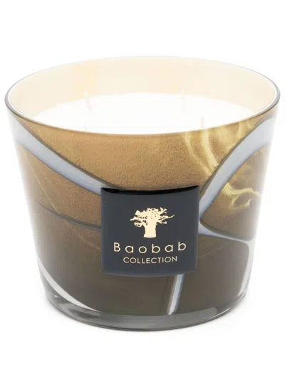 Baobab Stones Agate Candle In Neutrals