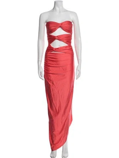 Pre-owned Baobab Strapless Long Dress W/ Tags In Pink
