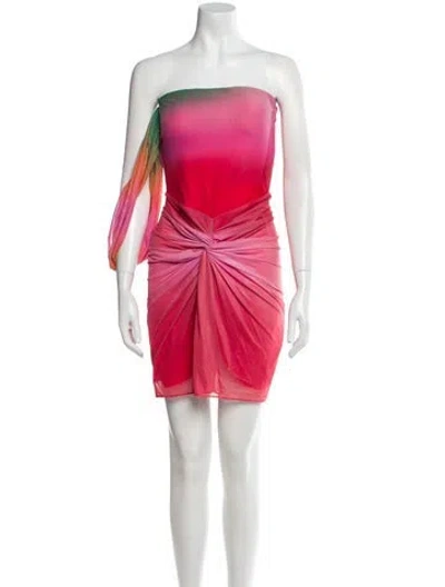 Pre-owned Baobab Strapless Mini Dress W/ Tags In Pink
